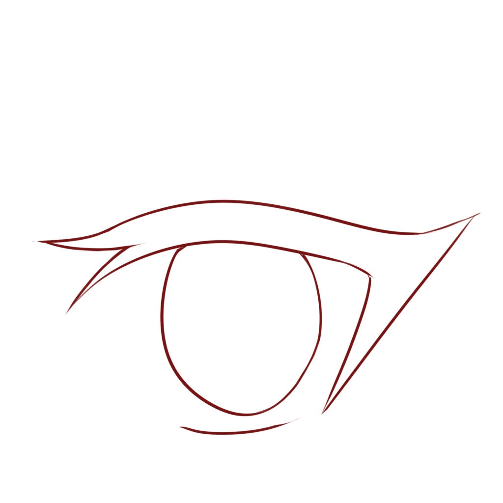 How to draw anime eyes front view – different styles, ages, male and female  eyes – Mary Li Art