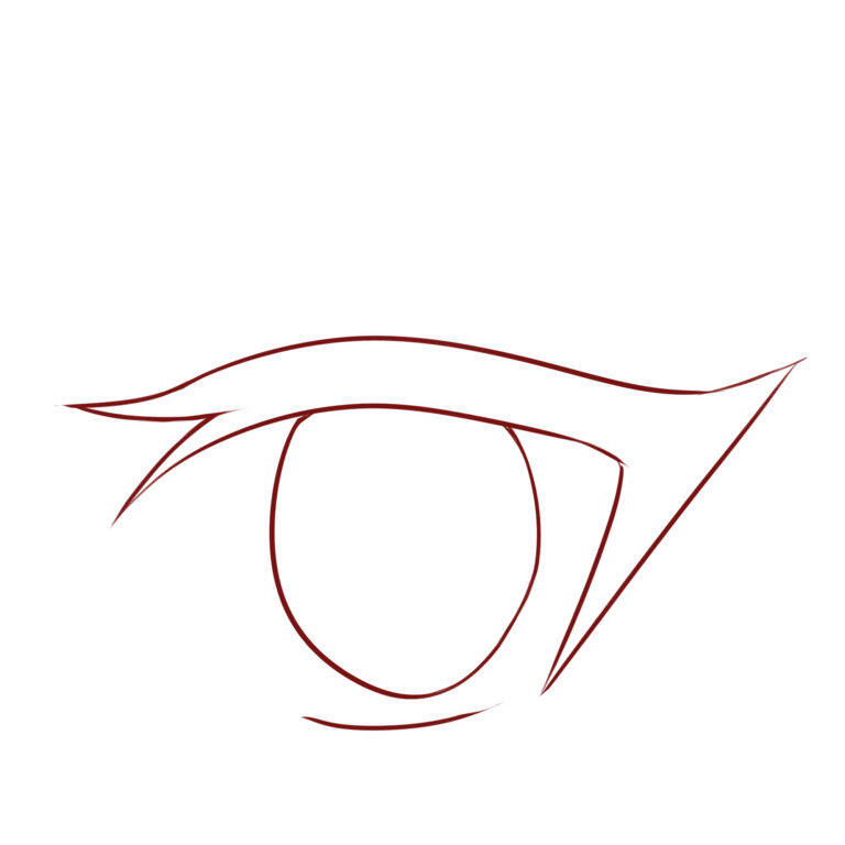 How to draw anime eyes front view – different styles, ages, male and ...