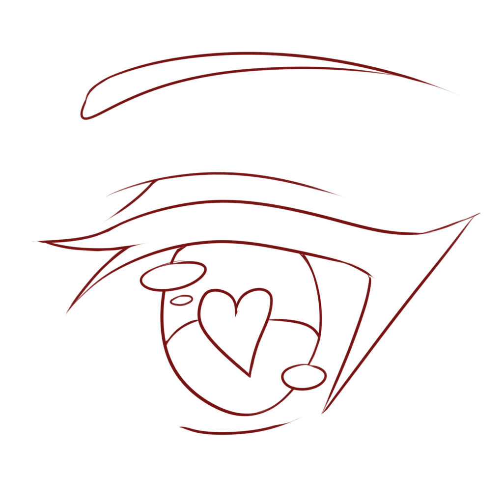 how to draw anime girl eyes