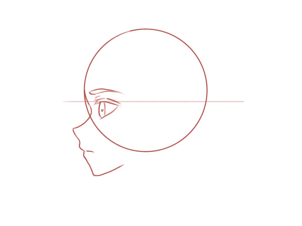 anime side view tutorial